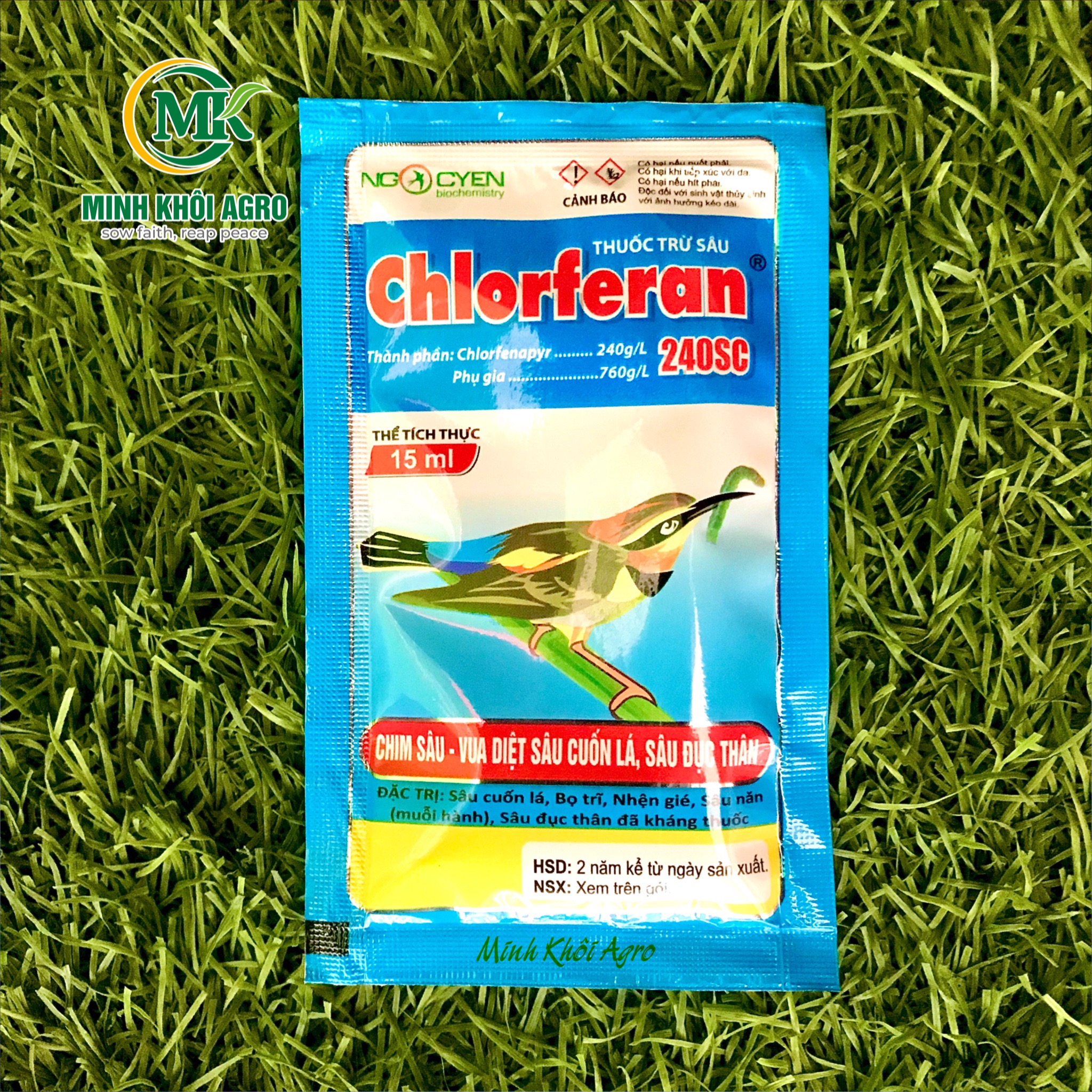 Thuốc trừ sâu Chloferan 240SC (Chim Sâu) - Gói 15ml